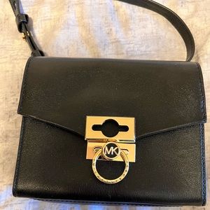 Michael Kors black cross body bag